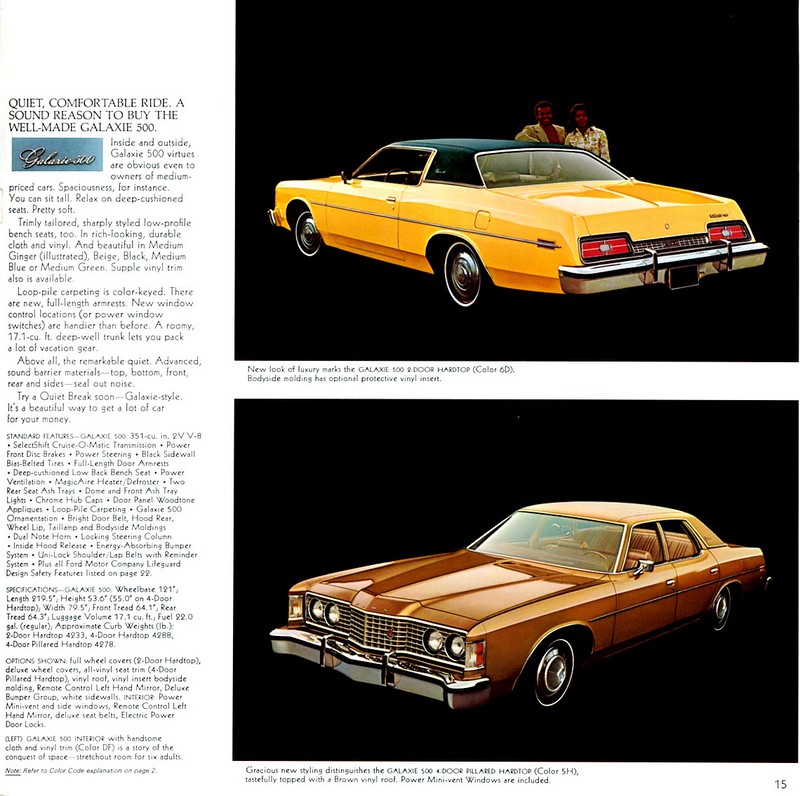 1973 Ford Brochure Page 3
